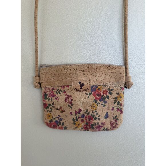Handbags - Natural Portuguese Cork Crossbody Bag – Sustainable Vegan Leather Purse